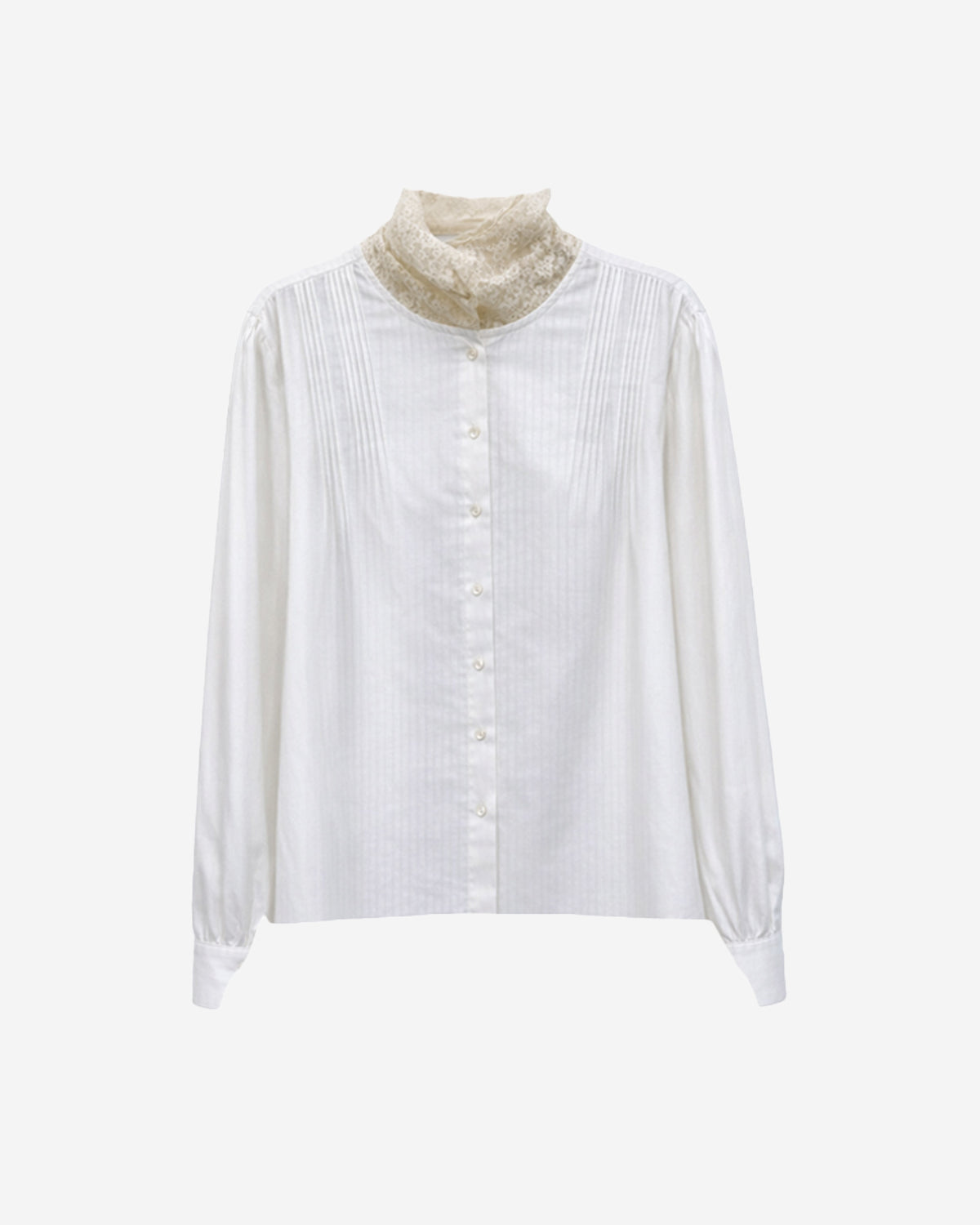 Serene Two-way Blouse - White