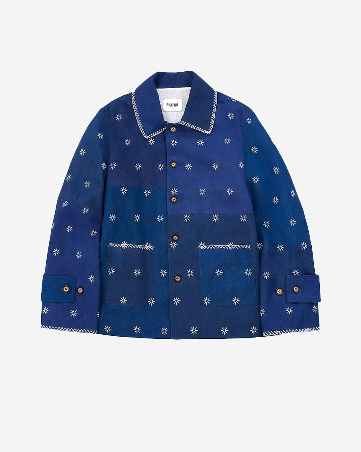 The KYOTO Patchwork Jacket - Blue