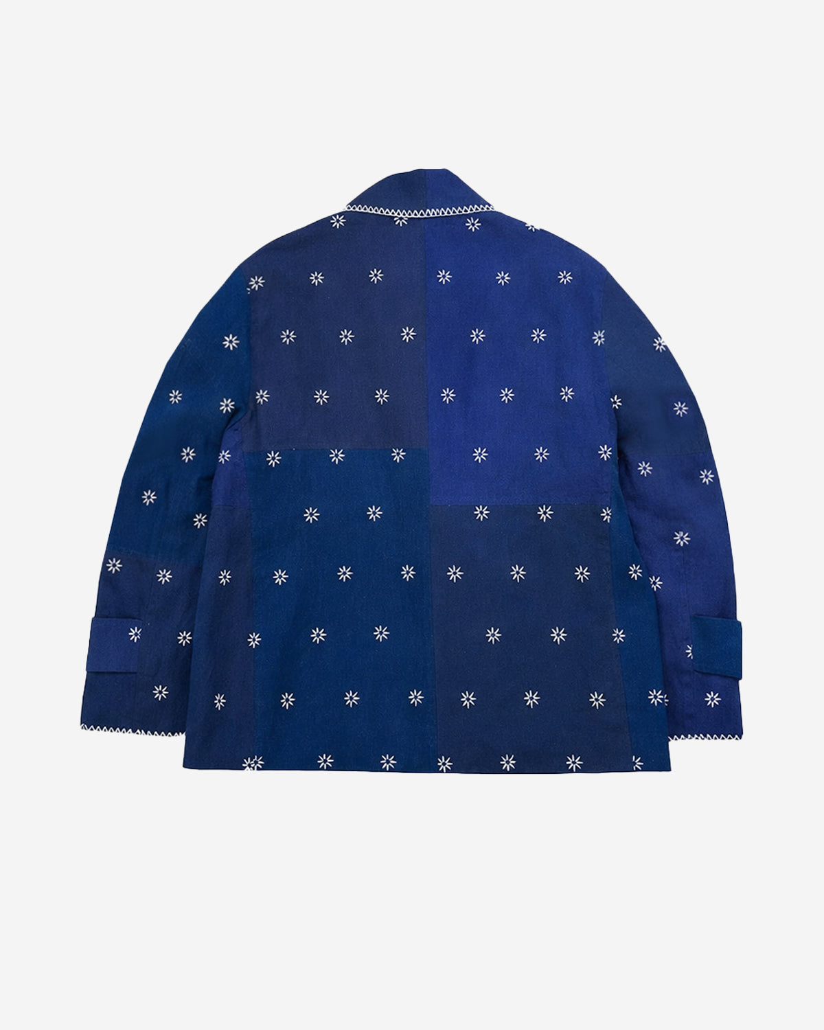 The KYOTO Patchwork Jacket - Blue