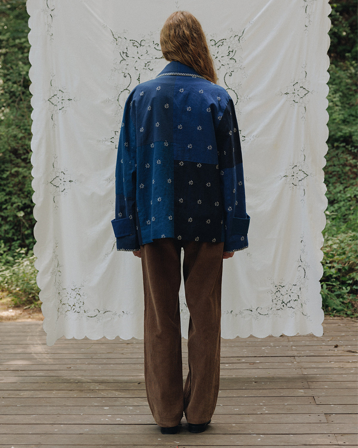The KYOTO Patchwork Jacket - Blue