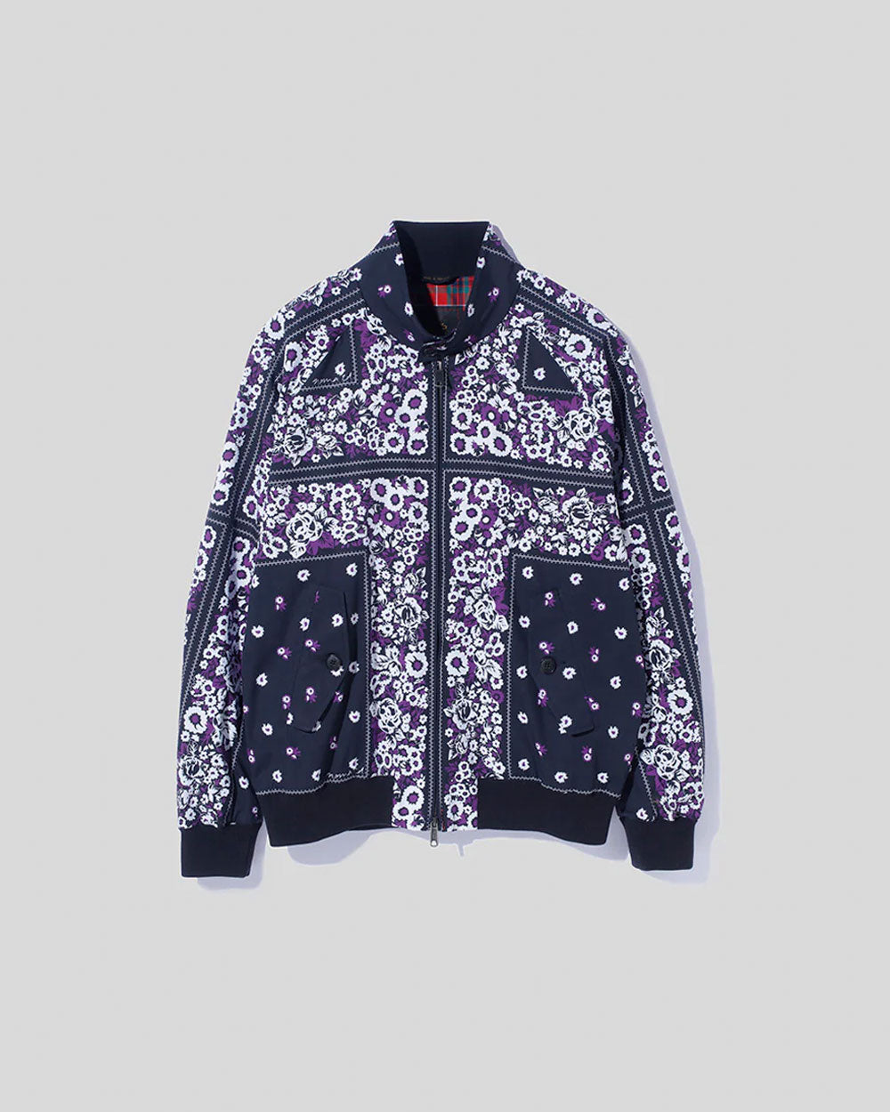 Baracuta x Noma G9 Harrington Fits NomaTD Print - Black / Purple