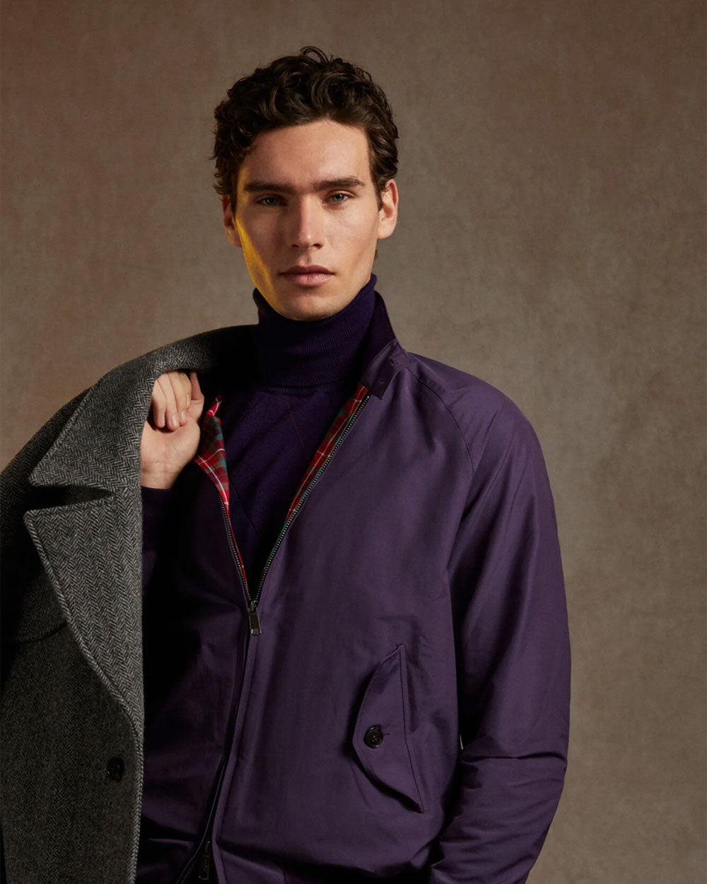 G9 Harrington Jacket - Purple Plum