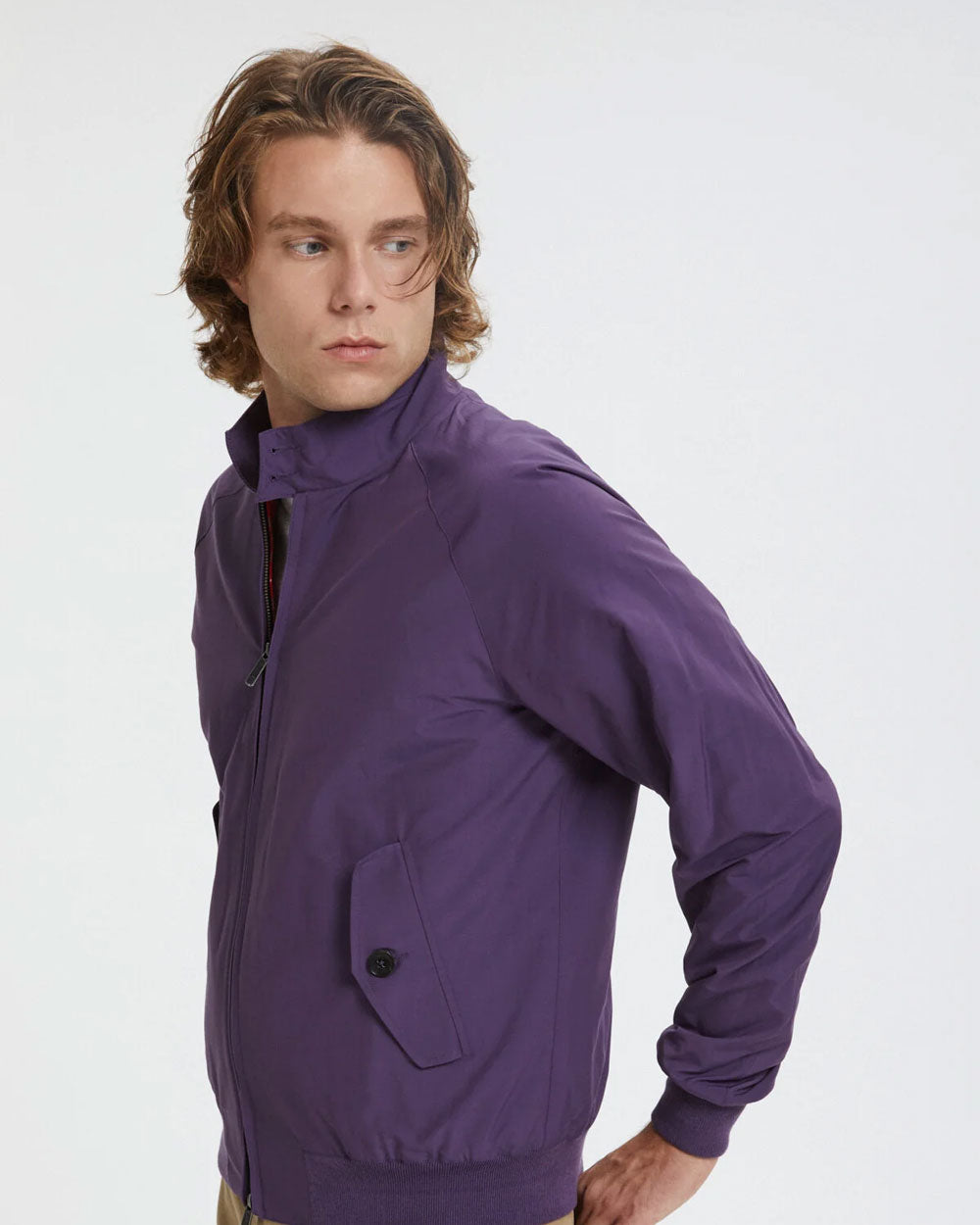 G9 Harrington Jacket - Purple Plum