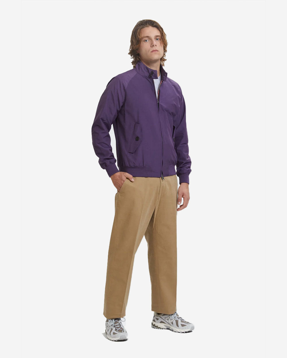 G9 Harrington Jacket - Purple Plum