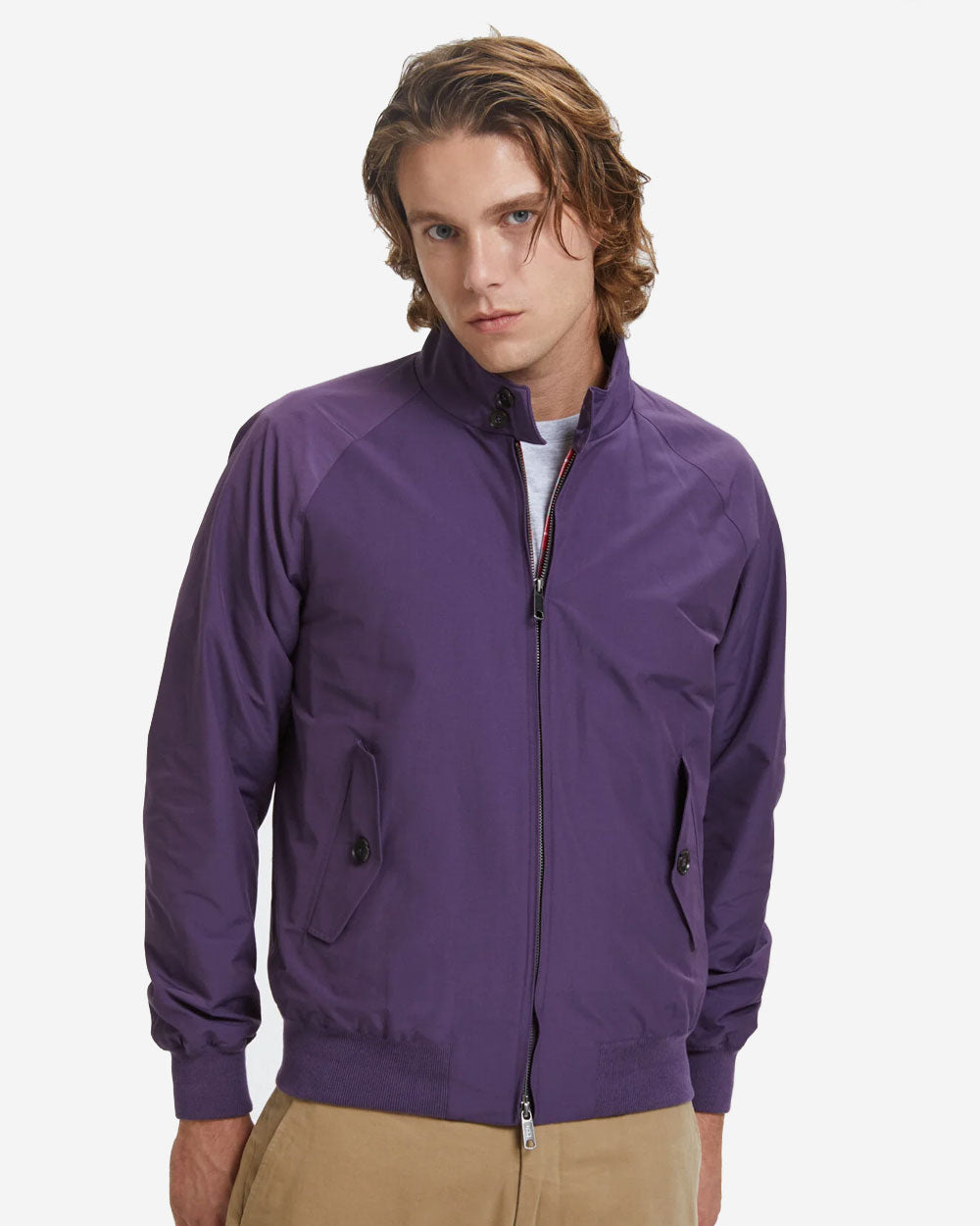 G9 Harrington Jacket - Purple Plum