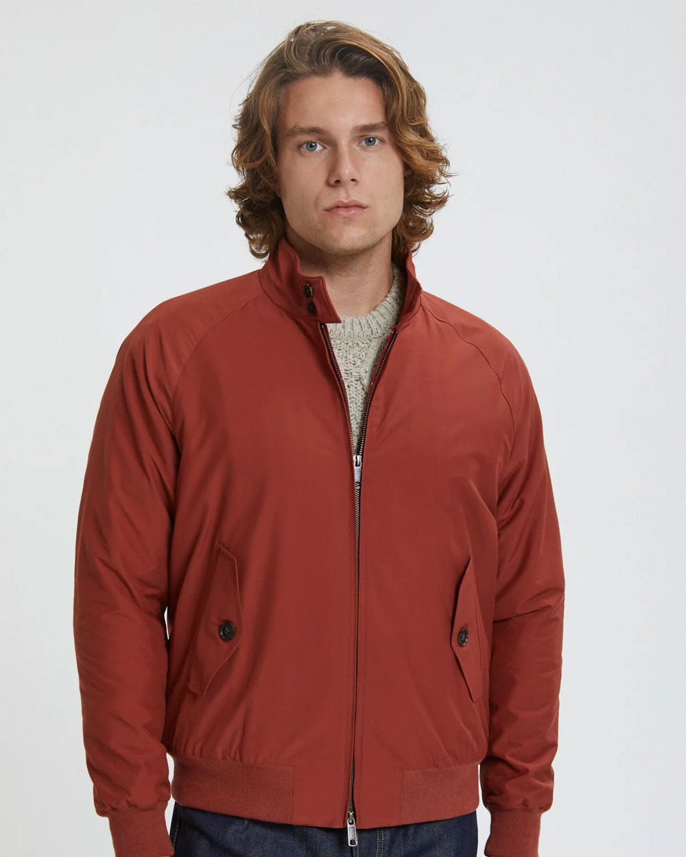 G9 Harrington Jacket - Red Brick