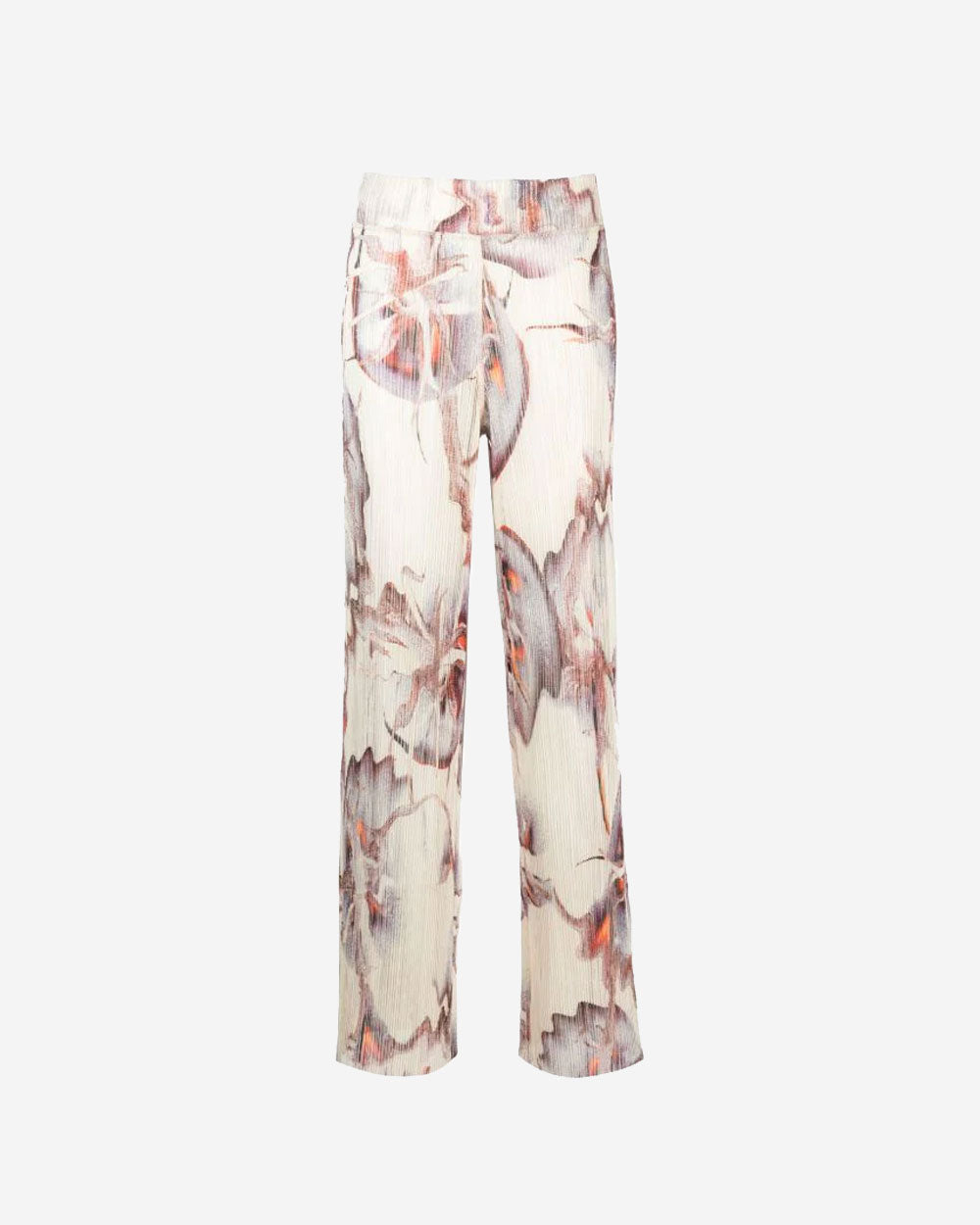 Gazpacho Mesh Plissé Pant - Snow Tomato Mouse