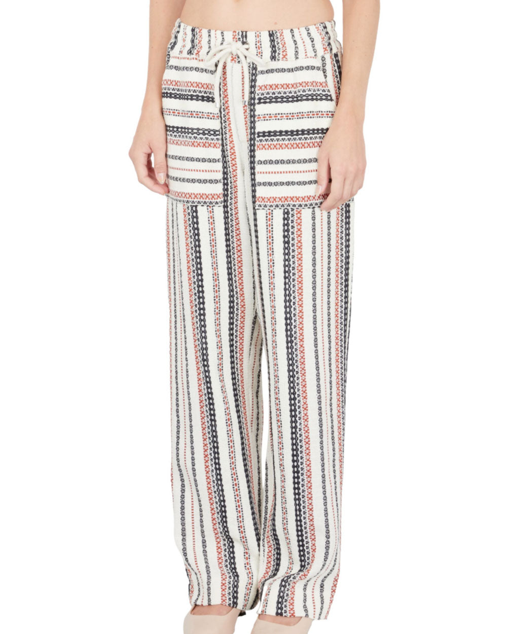 Handwoven Sweatpants -Ethnic Stripes