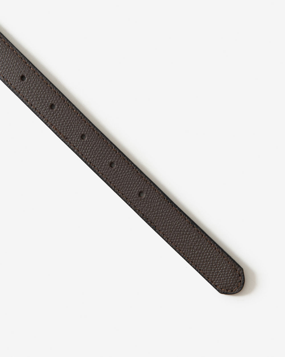 Narrow Slim Belt Full Grain - Havana