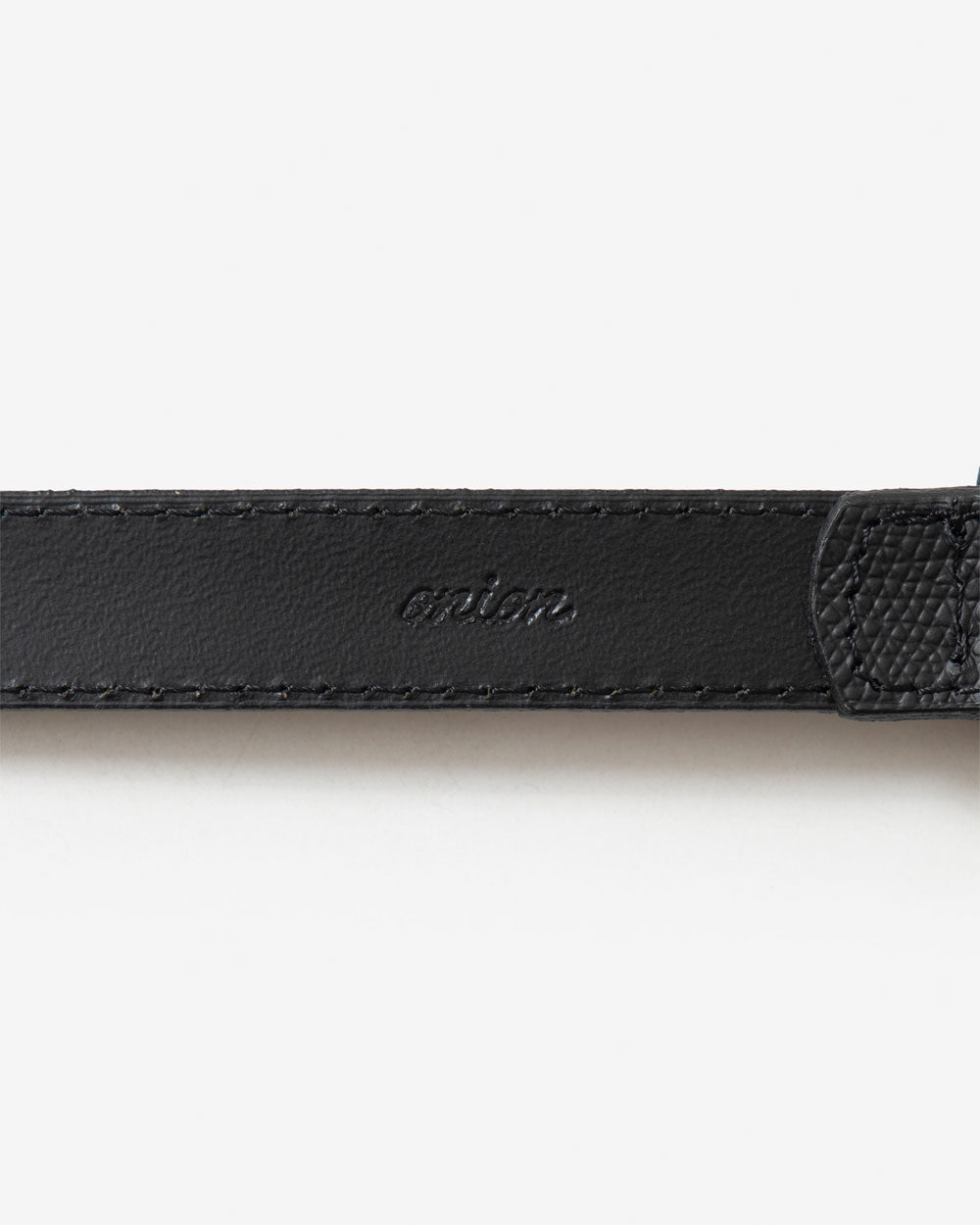 Narrow Slim Belt Full Grain -Black