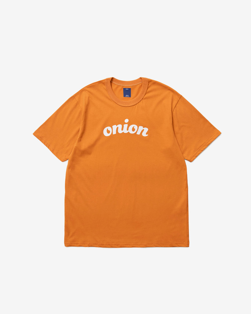 Curved Logo Boxy - Lightweight Supersoft T-Shirt - Thai Tea