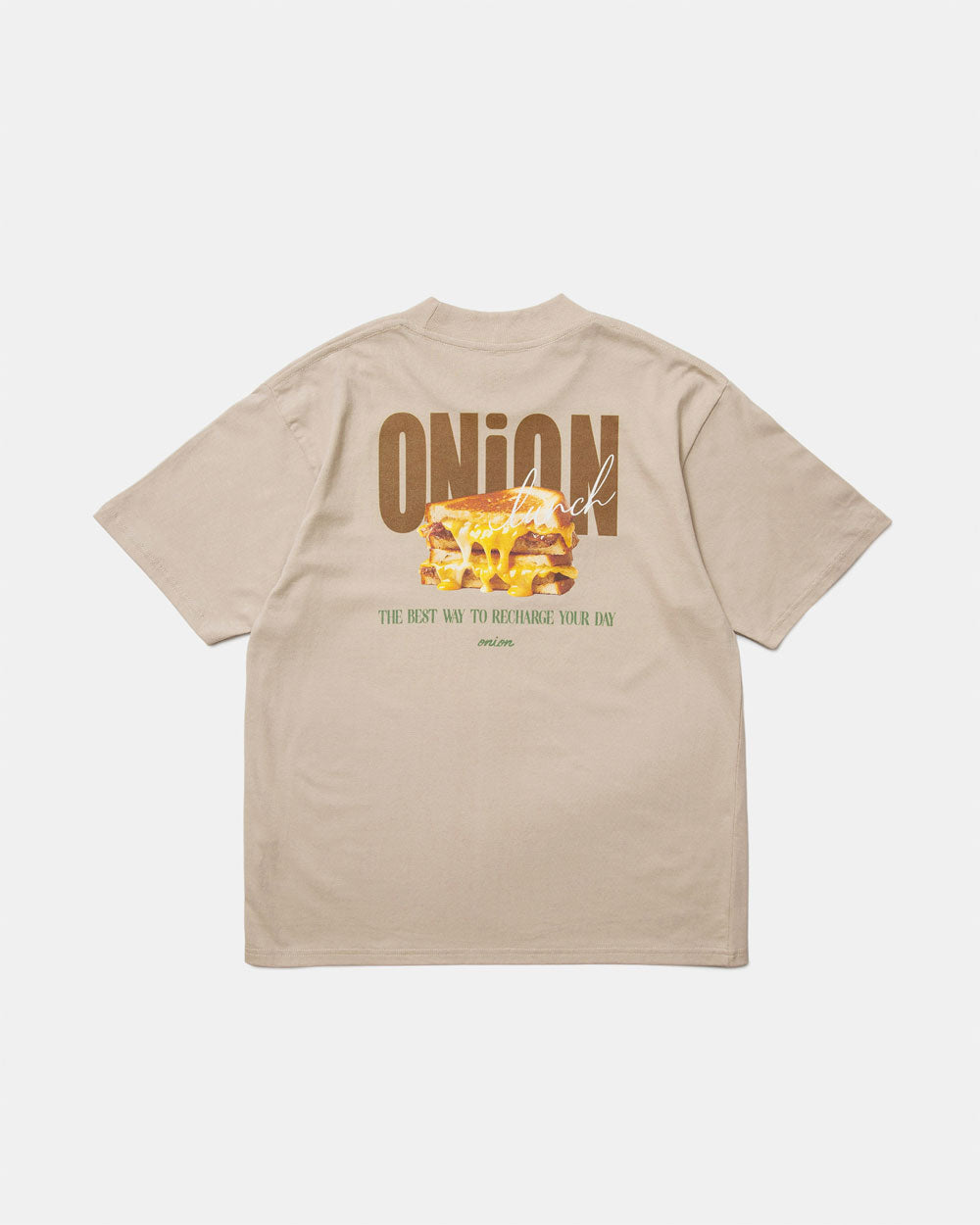 Happy Meals Lunch - Boxy T-Shirt - Sand