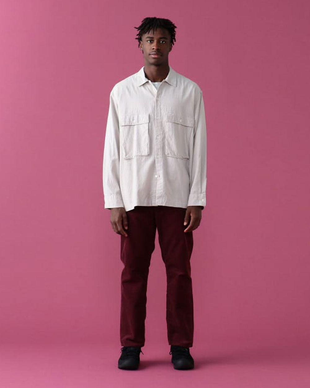 Ivan Longsleeve Shirt - Ash