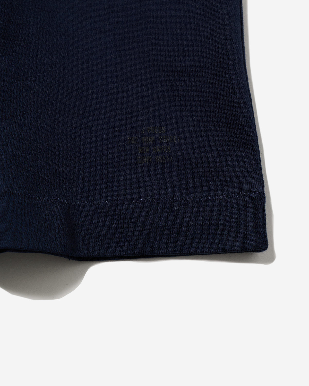 College Logo-Tee - Navy