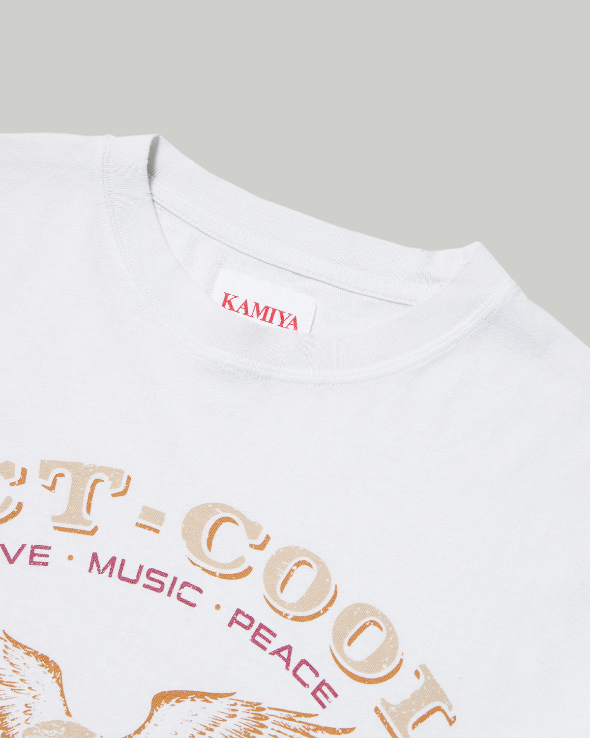 ACT-COOL Eagle - Distressed T-Shirt - White