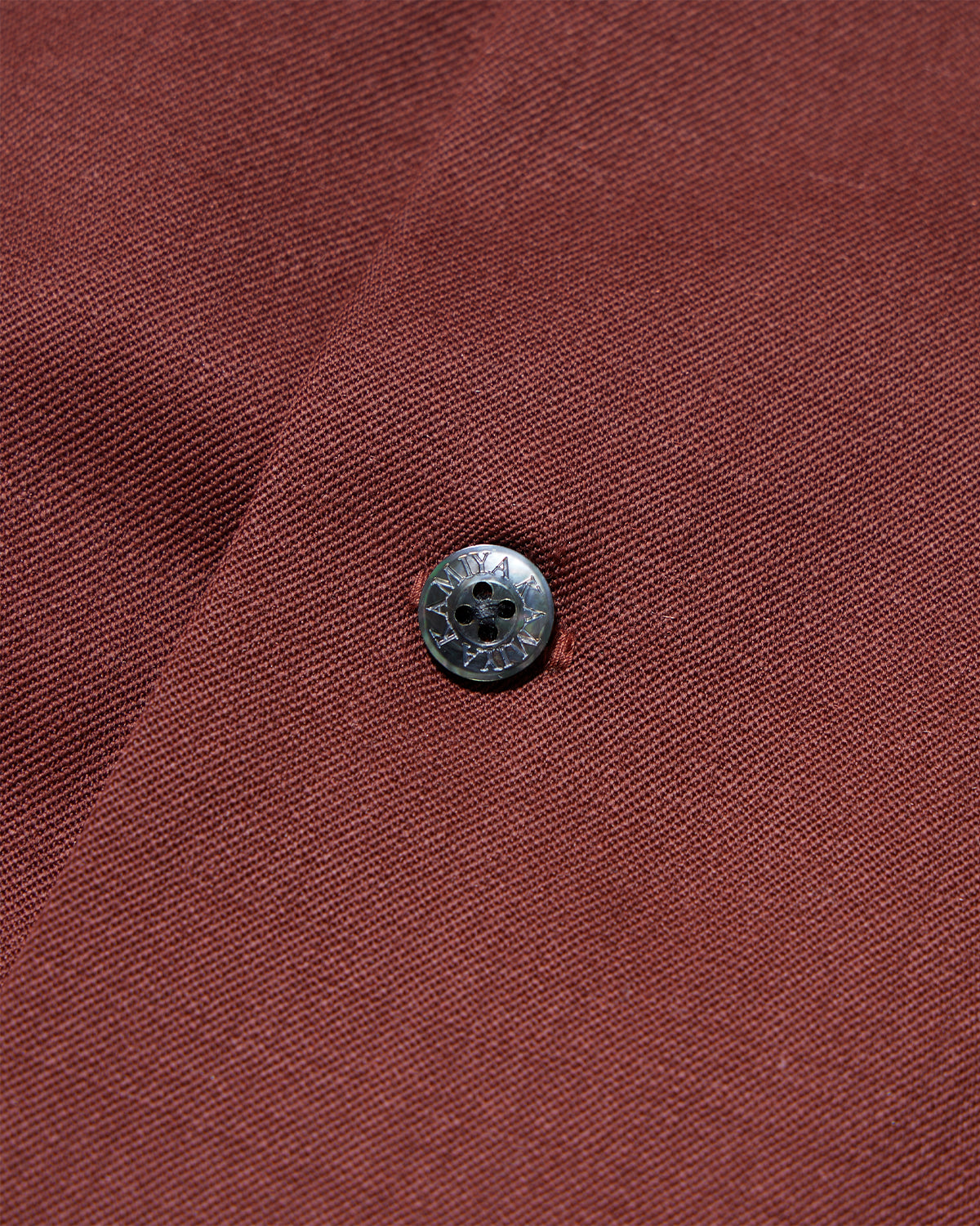 Embroidered Button Up LS Shirts  - Brown