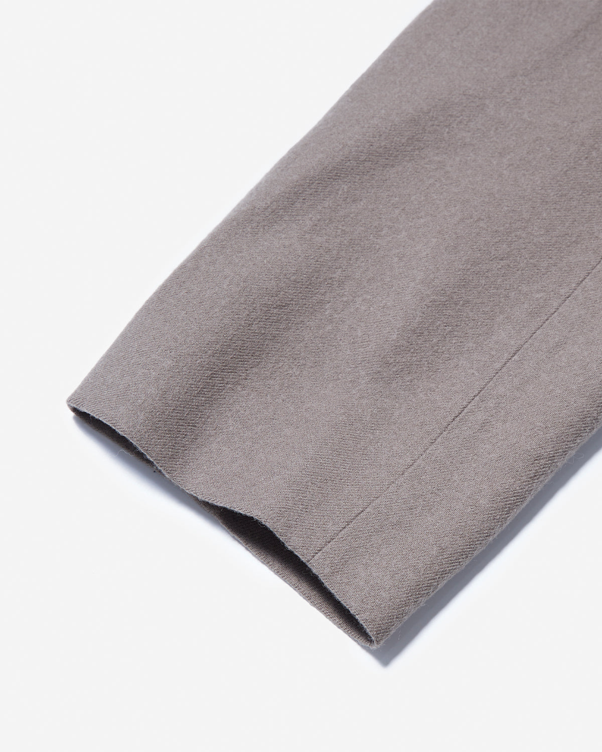 Greatness Act-Cool - Embroidered Serge Overcoat - Gray
