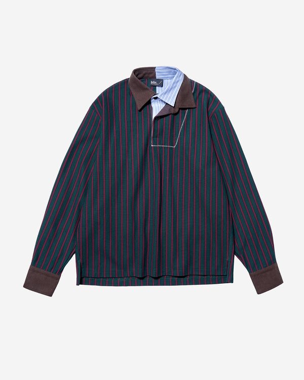 26WCM-T10206 - Polo - Green Stripe