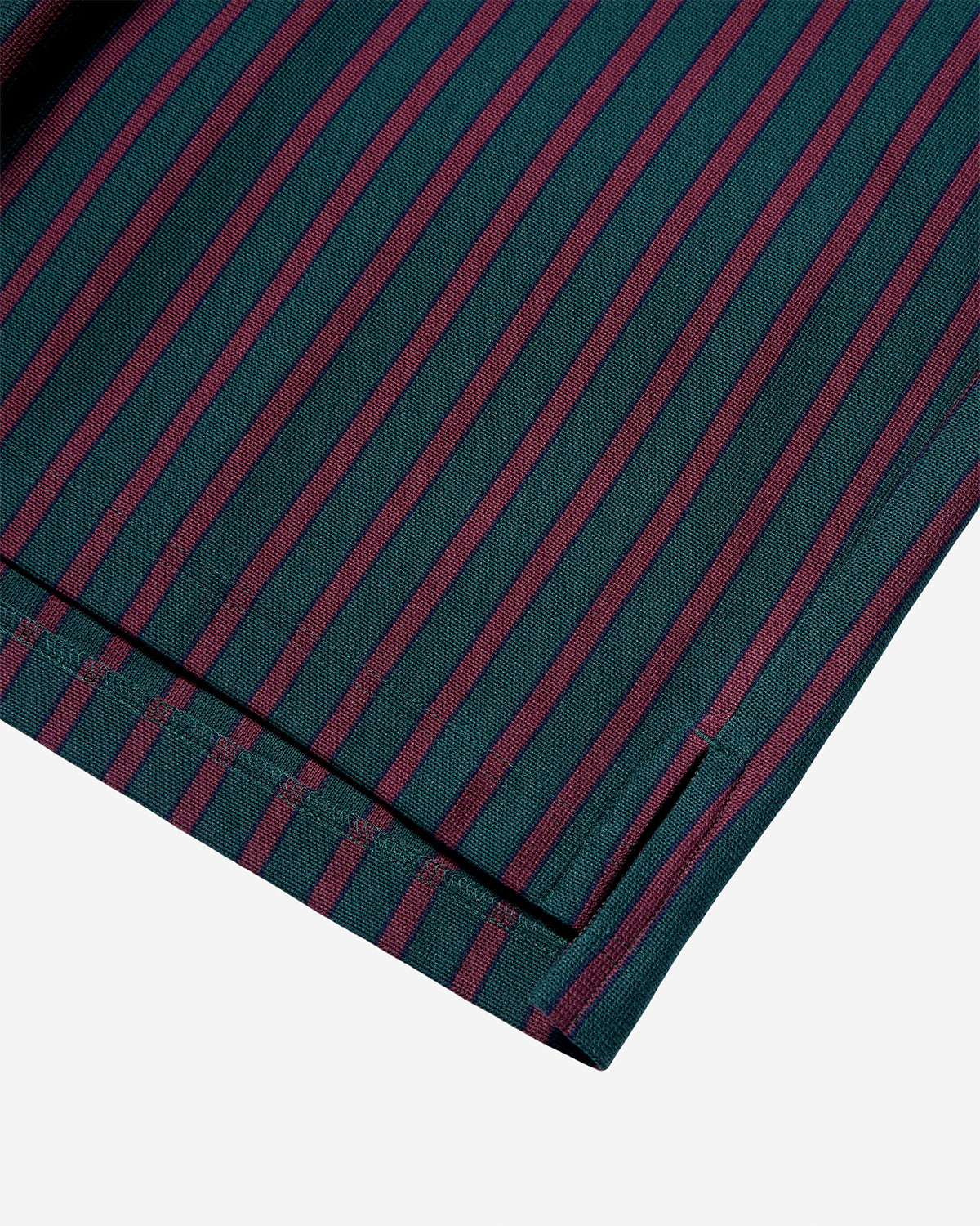 26WCM-T10206 - Polo - Green Stripe