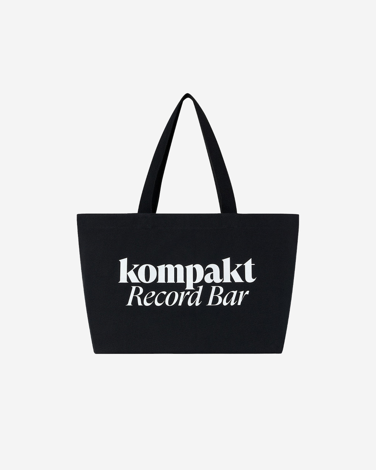 Light Canvas Tote Bag - Black