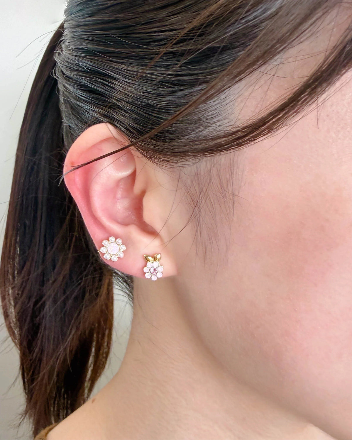 2-Way Bloom Circle Earrings (PK)