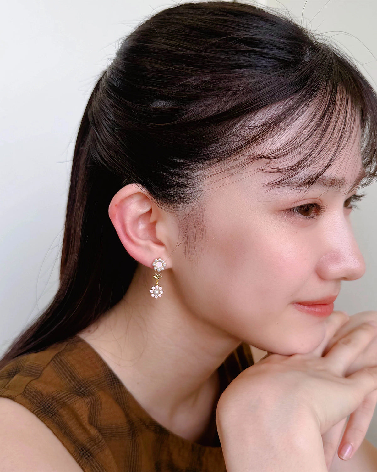 2-Way Bloom Circle Earrings (PK)