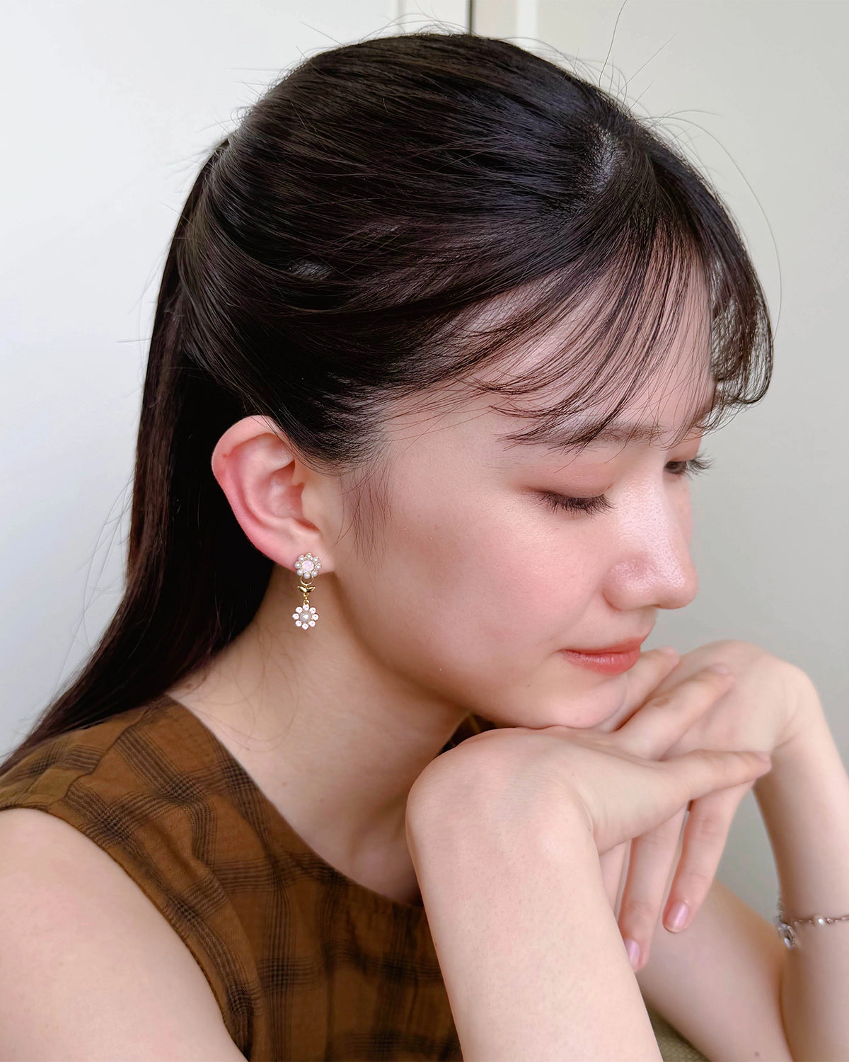 2-Way Bloom Circle Earrings (PK)