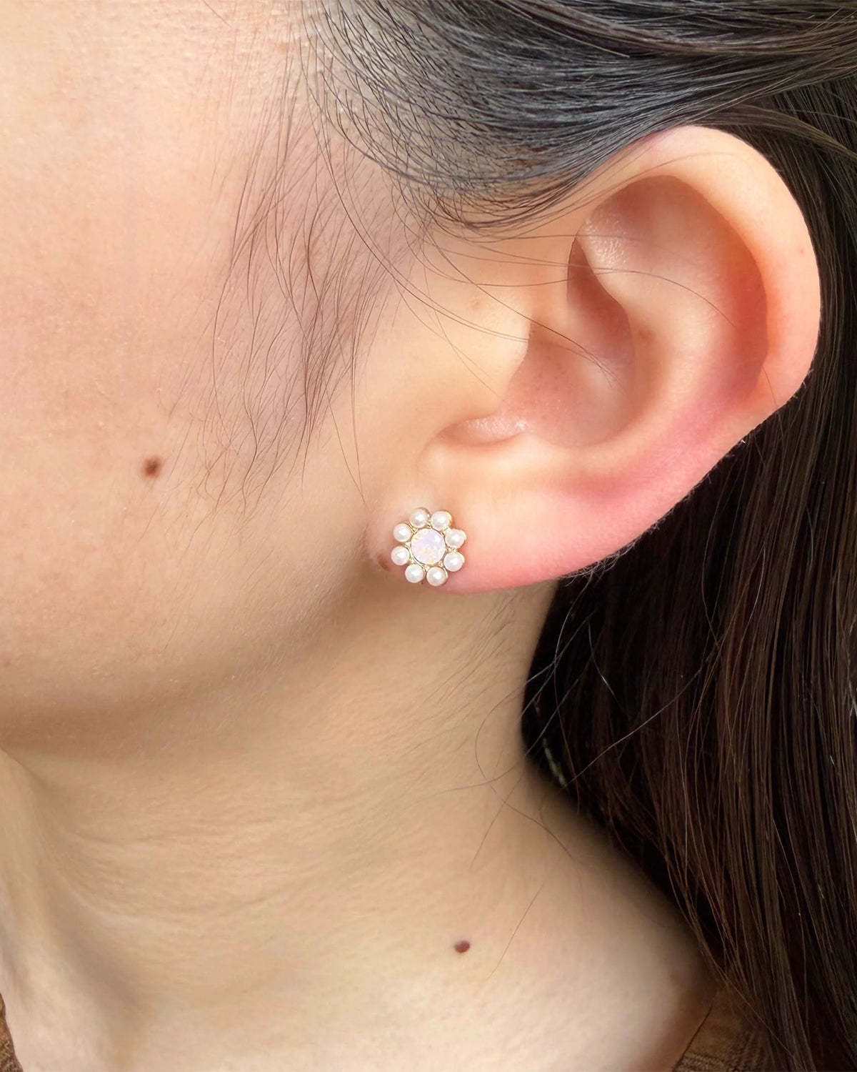 2-Way Bloom Circle Earrings (PK)