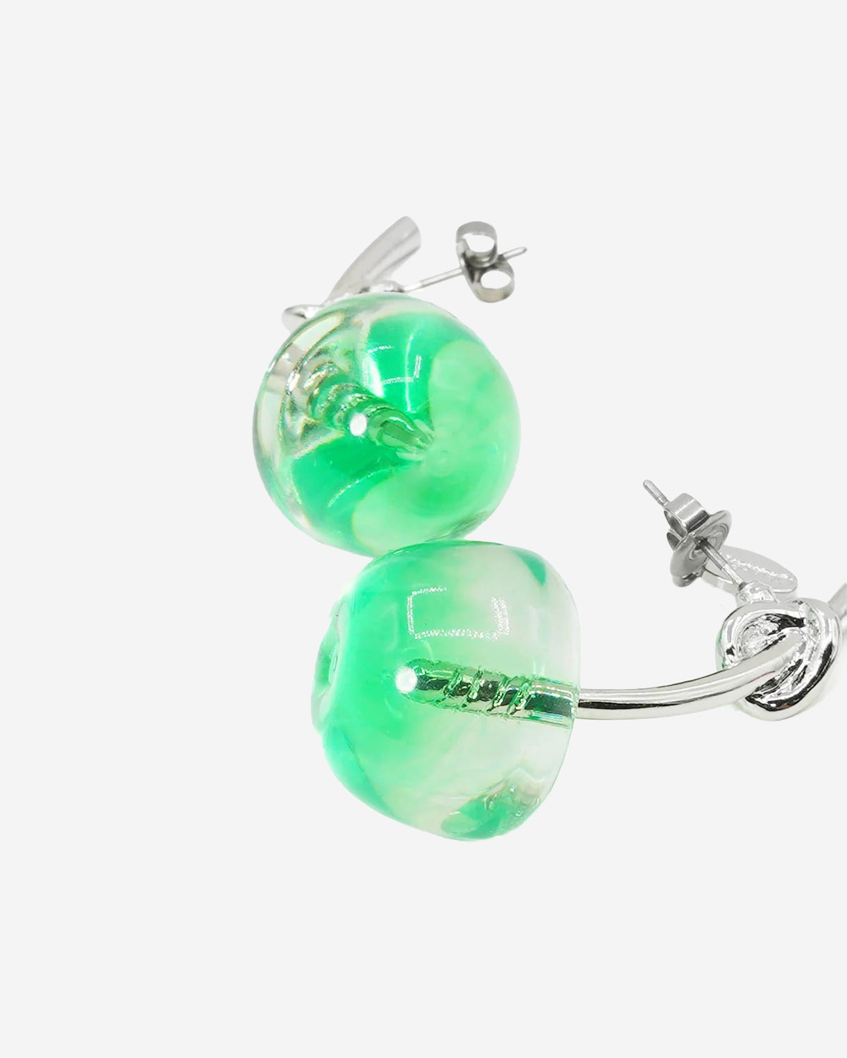 Cherry Pierced Earrings (Melon Syrup)