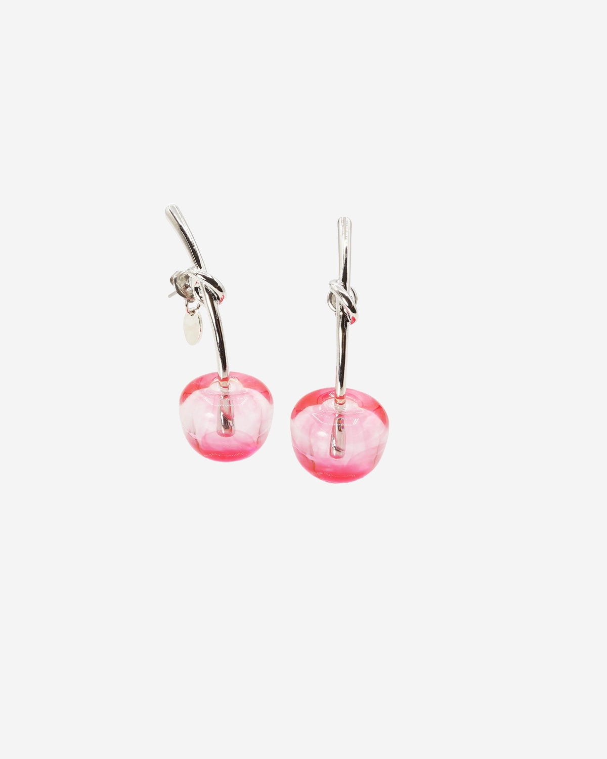 Cherry Pierced Earrings (Strawberry Syrup)