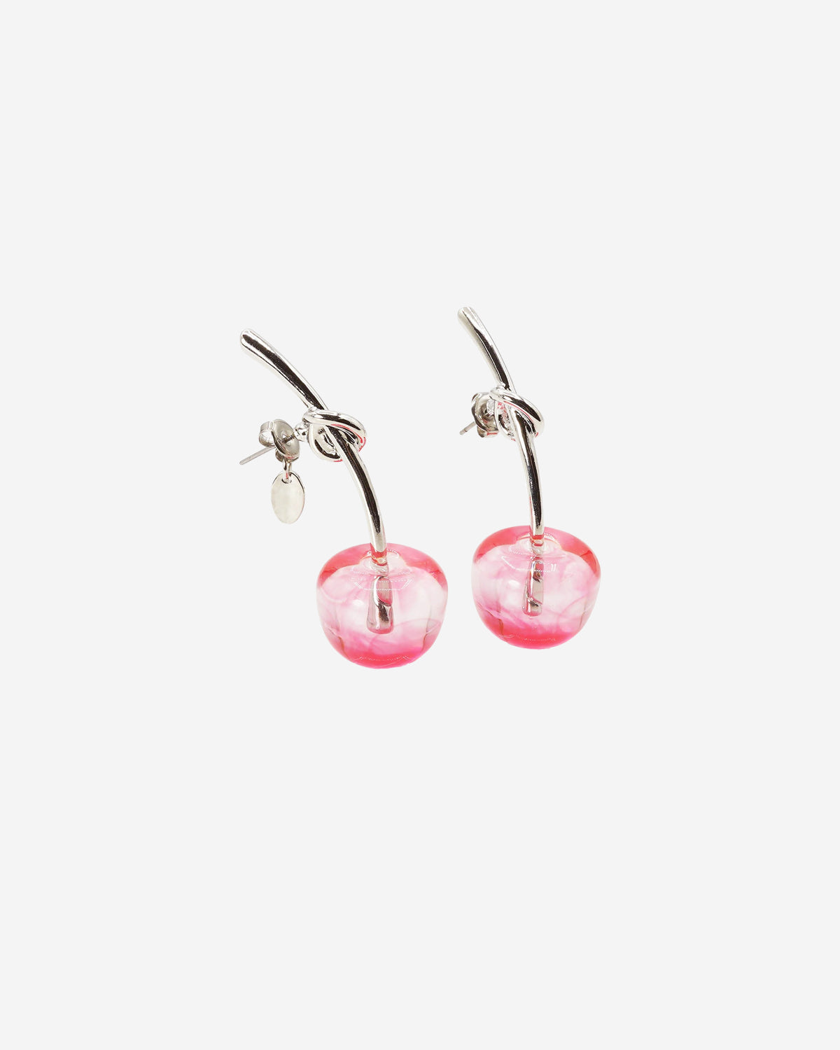 Cherry Pierced Earrings (Strawberry Syrup)