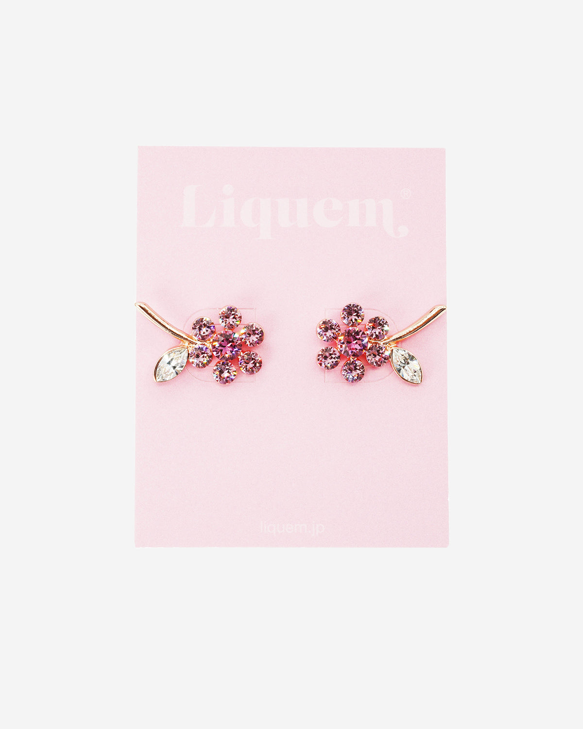 Margaret Pierced Earrings (Pink)