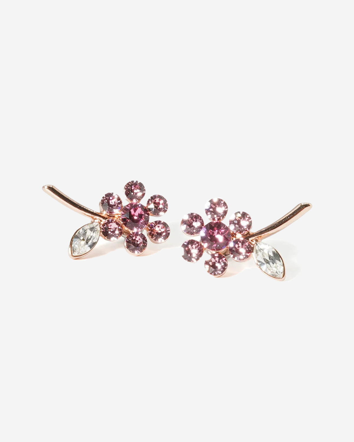 Margaret Pierced Earrings (Pink)
