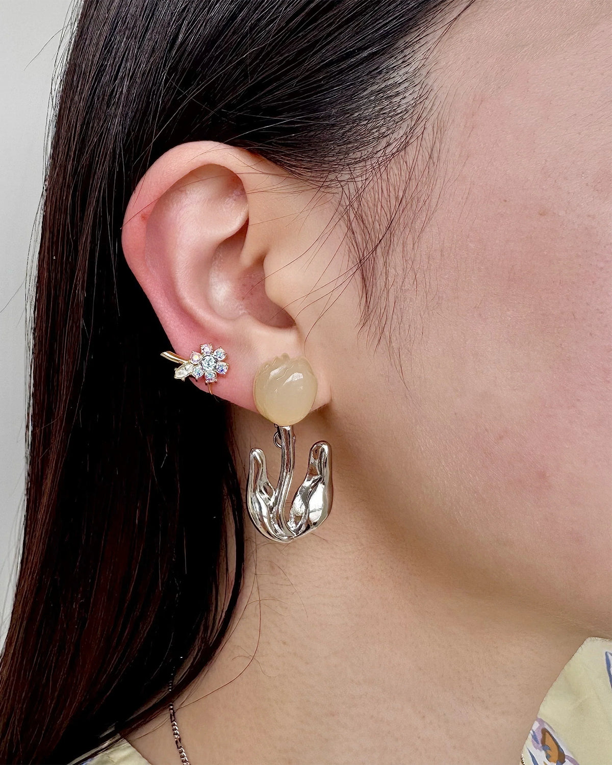 Soft Tulip Earrings
