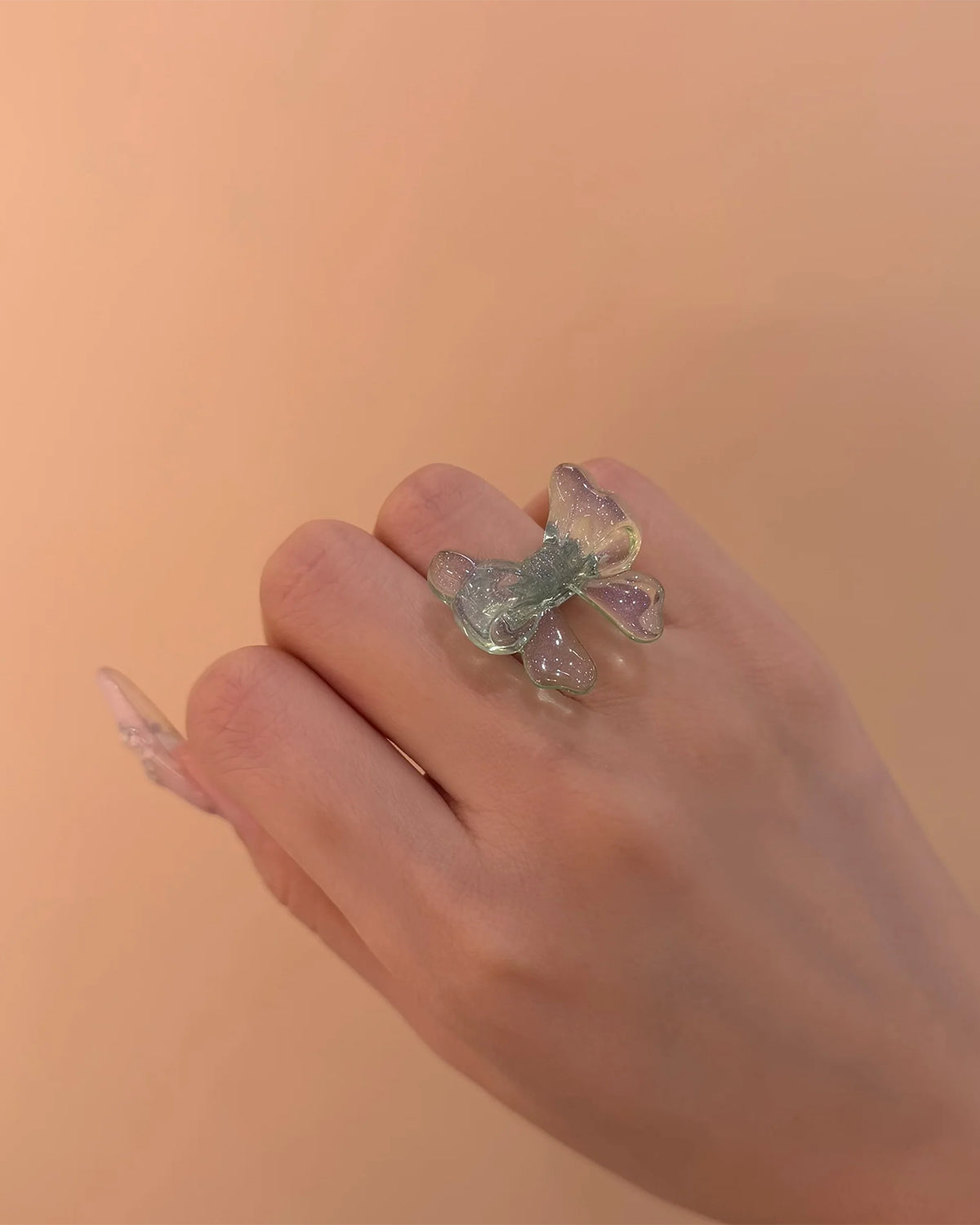 Baby Ribbon Ring (Green)