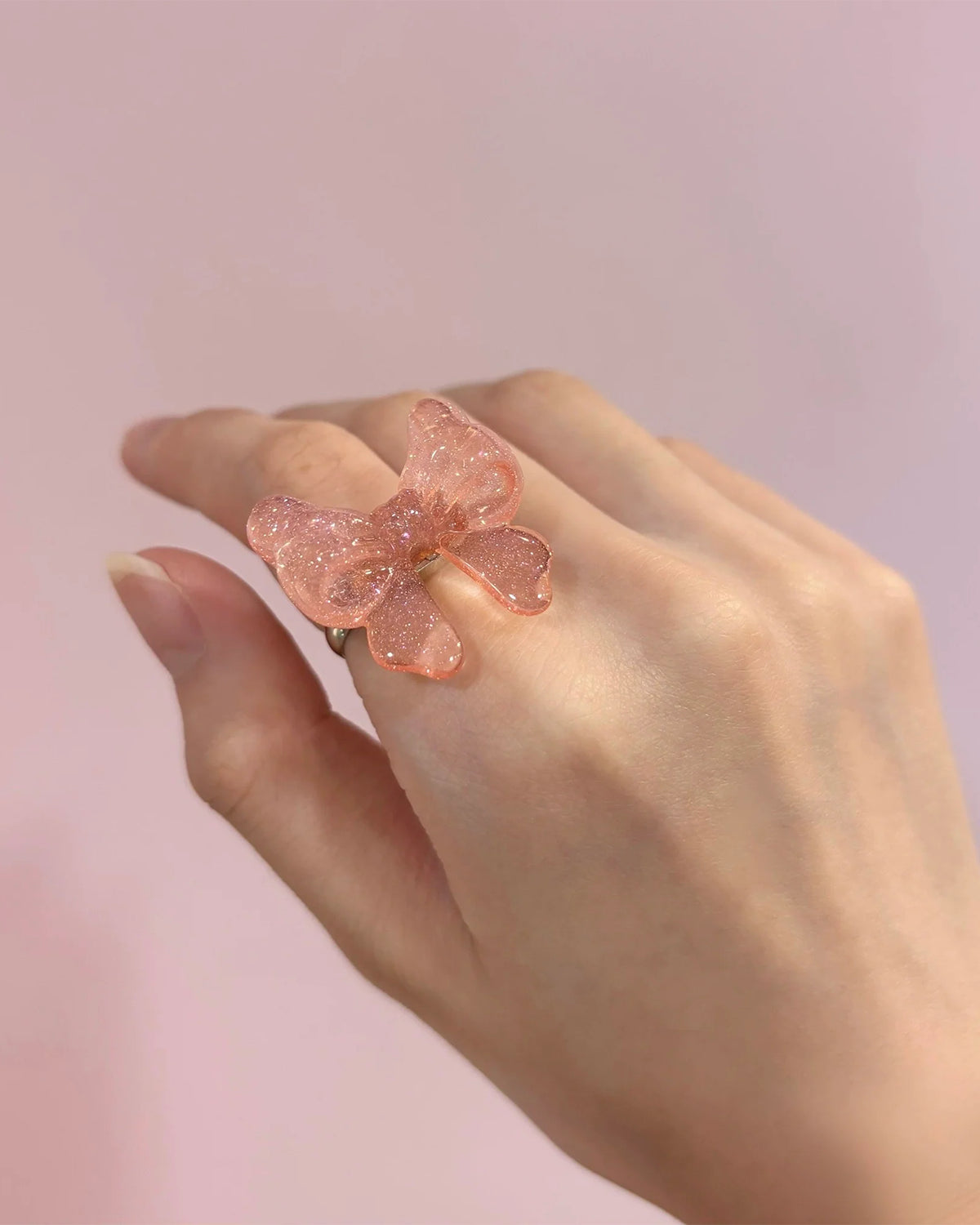 Baby Ribbon Ring (Pink)