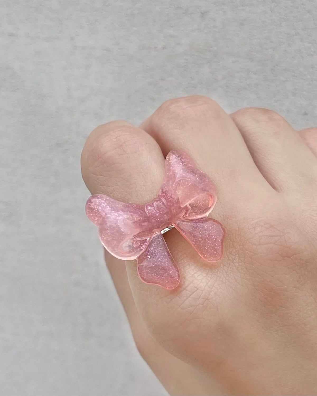 Baby Ribbon Ring (Pink)