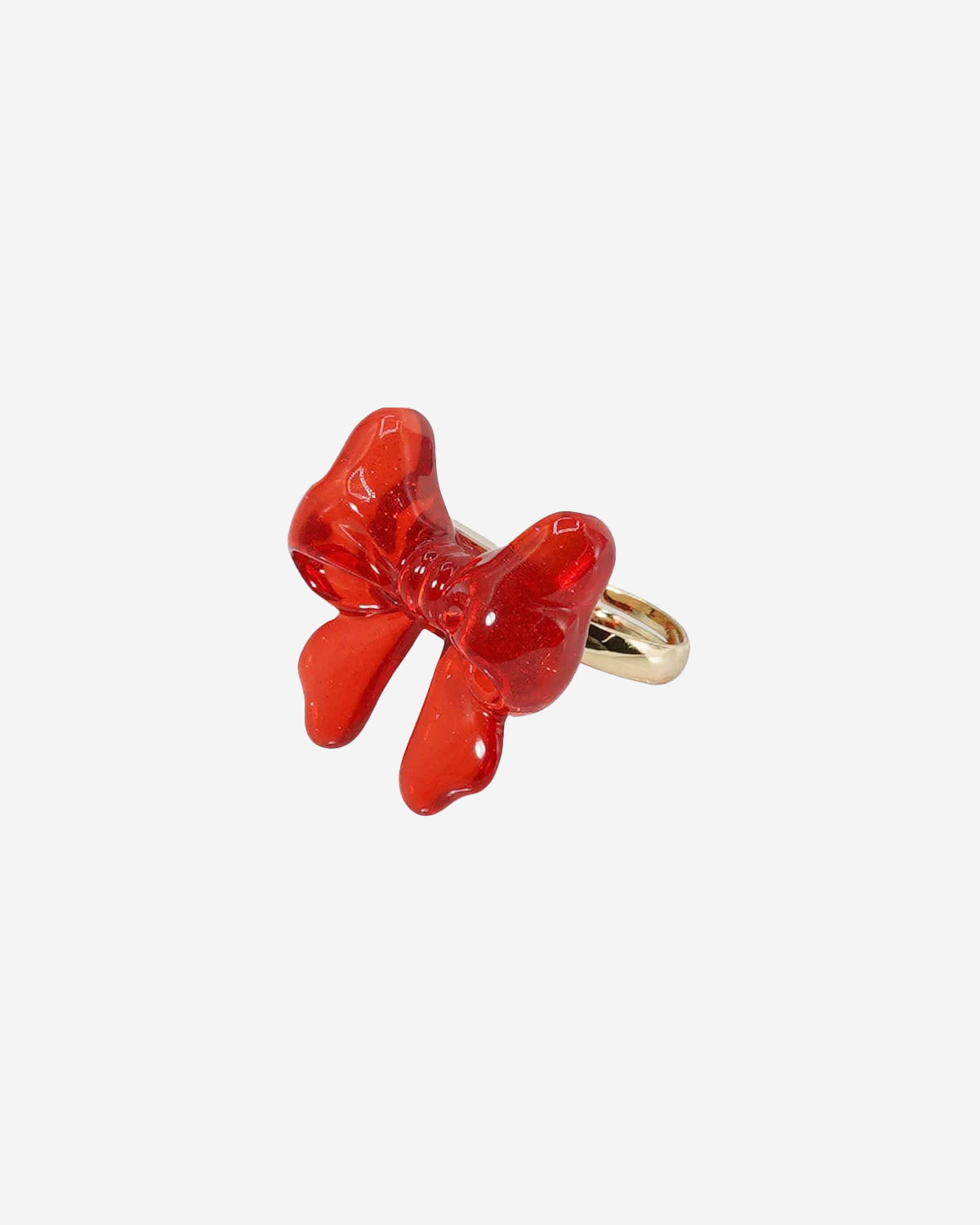 Baby Ribbon Ring (Red)