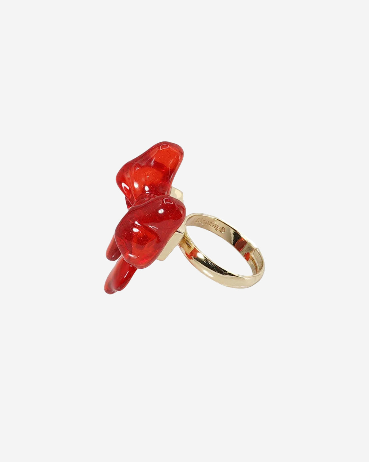 Baby Ribbon Ring (Red)