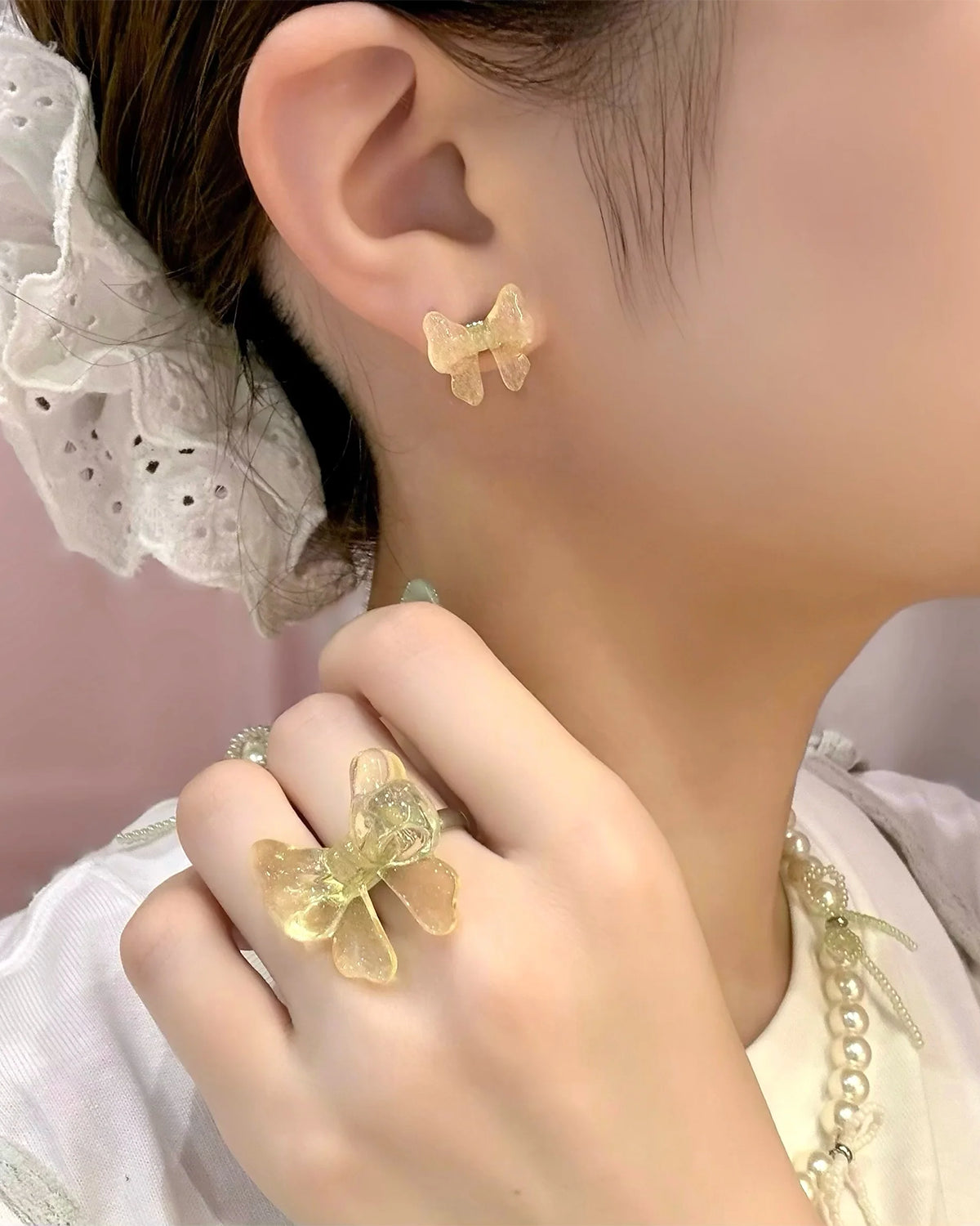 Baby Ribbon Ring (Yellow)