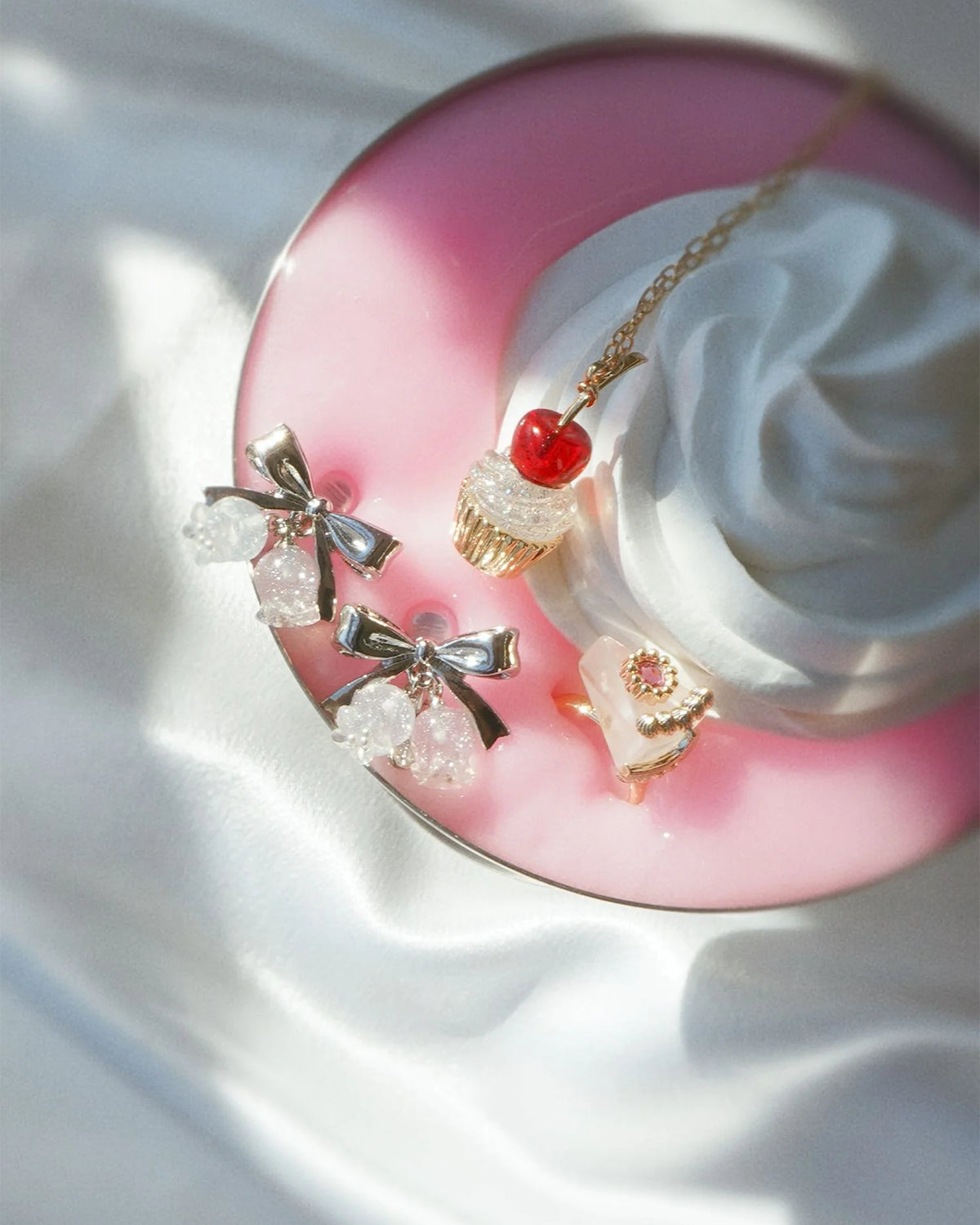 Cherry Cupcake Pendant