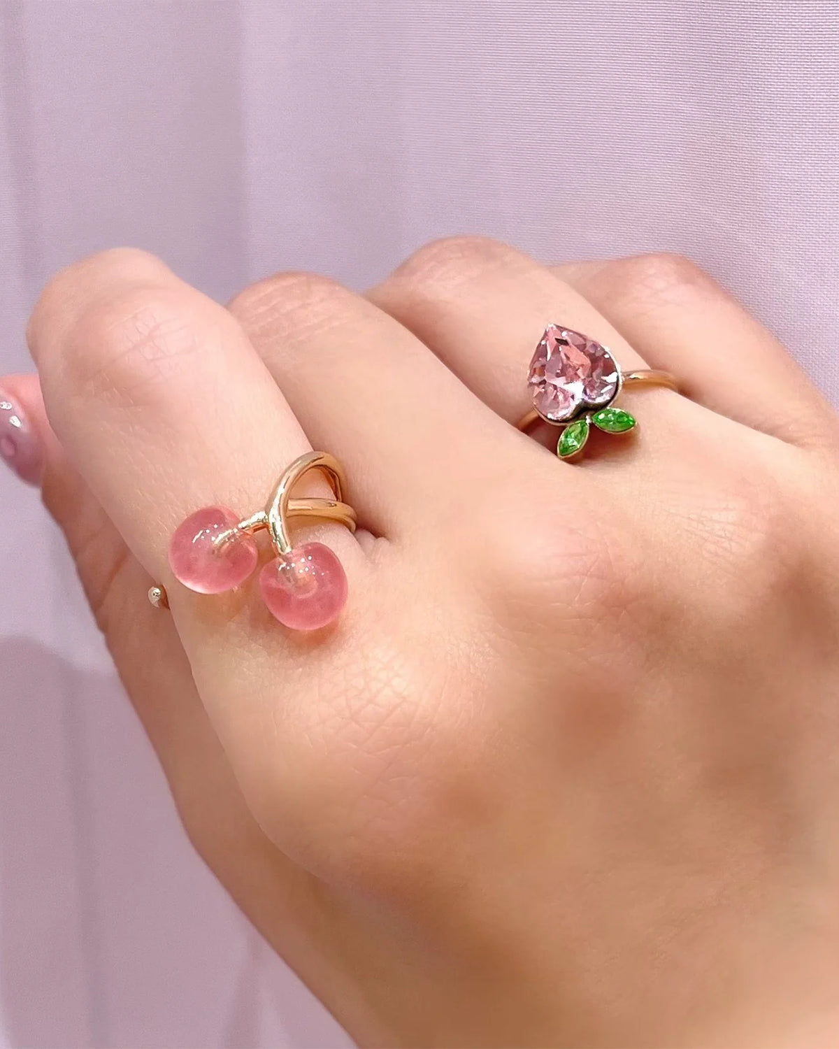 Cherry Ring (Pastel Pink)
