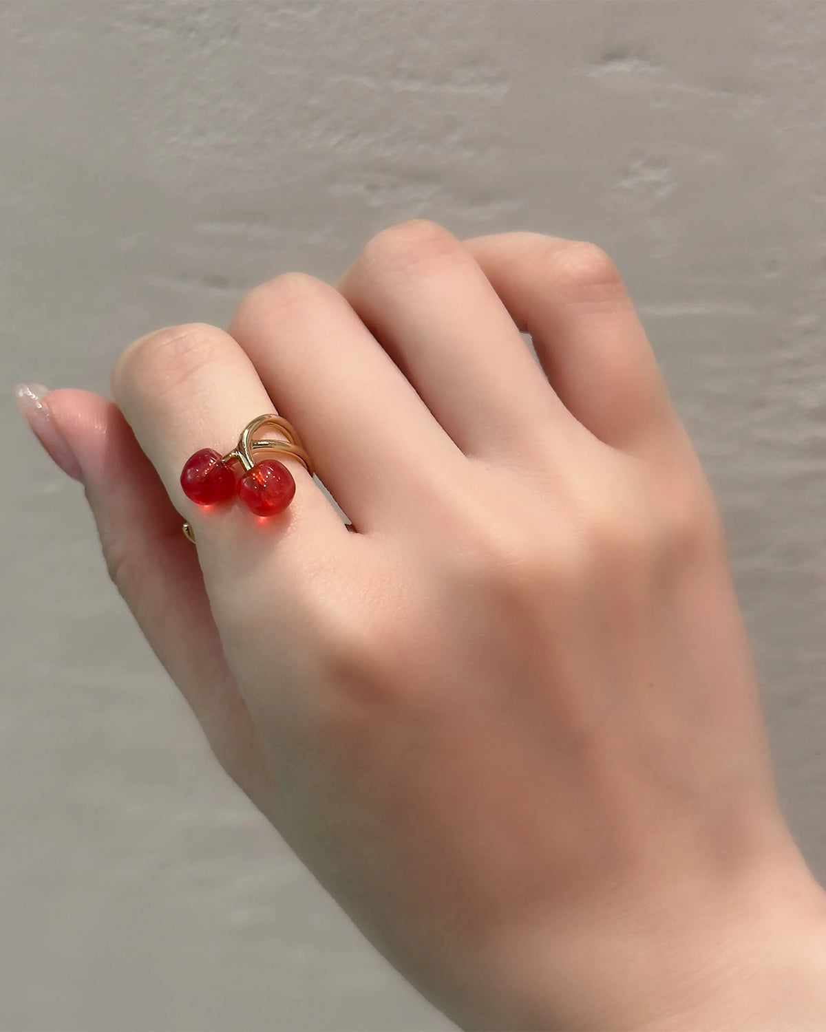 Cherry Ring (Pastel Red)