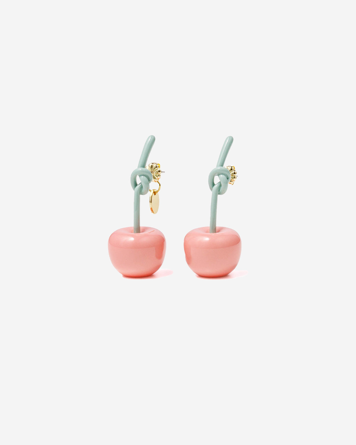 Edit Play Cherry Earrings (703/PK/GRN)