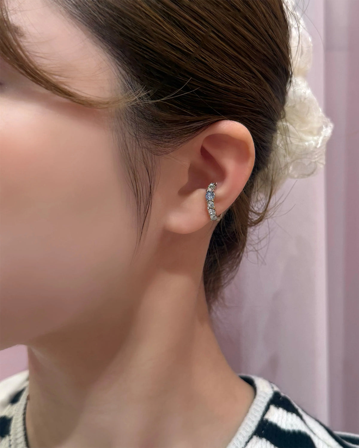 Jewel Ear Cuff (Blue)