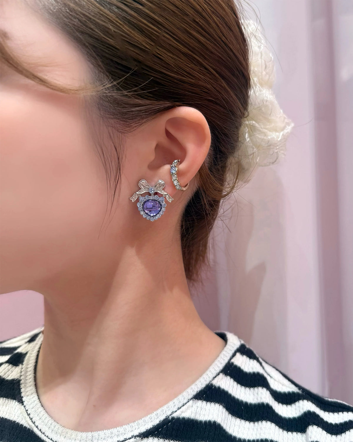 Jewel Ear Cuff (Blue)