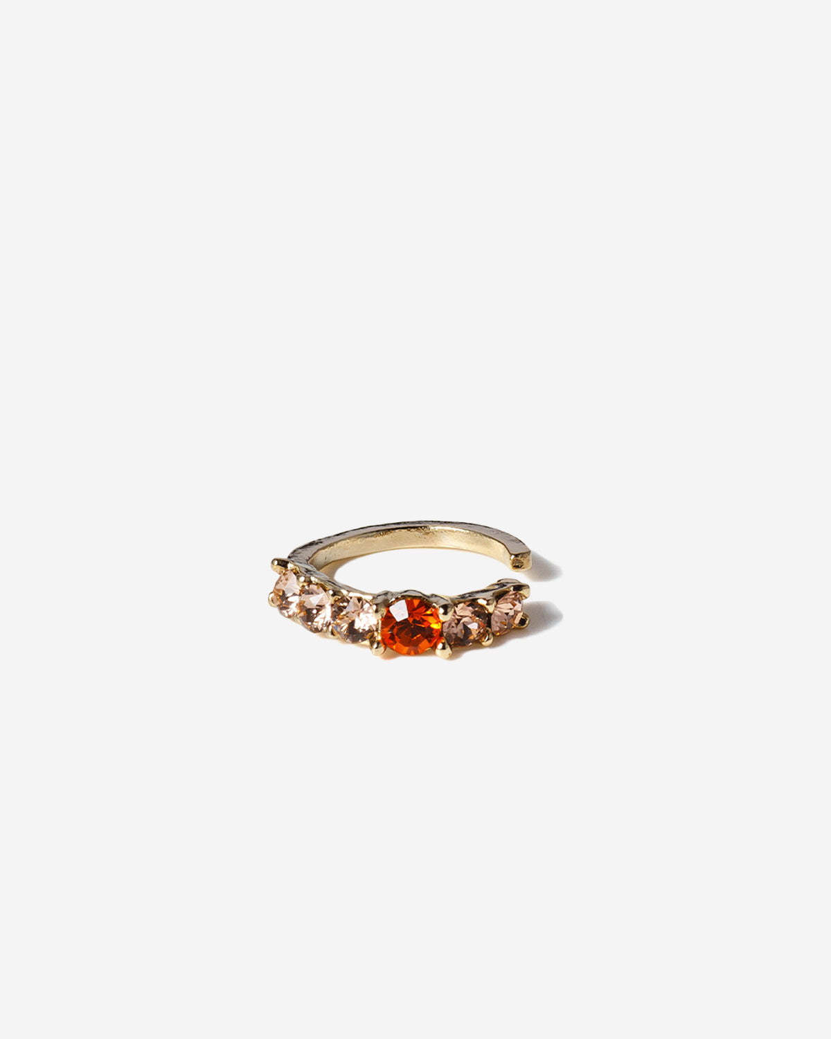 Jewel Ear Cuff (Orange)