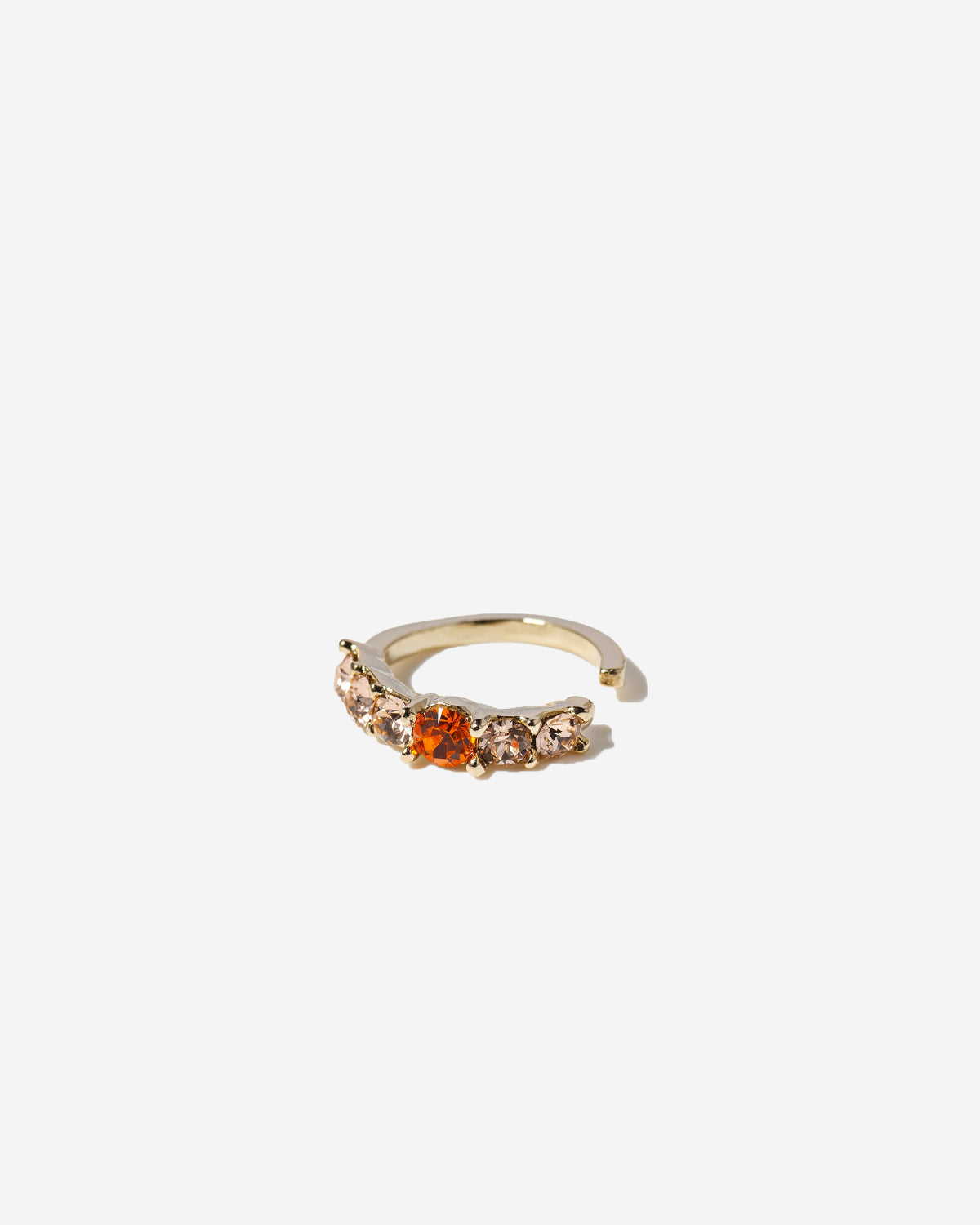 Jewel Ear Cuff (Orange)