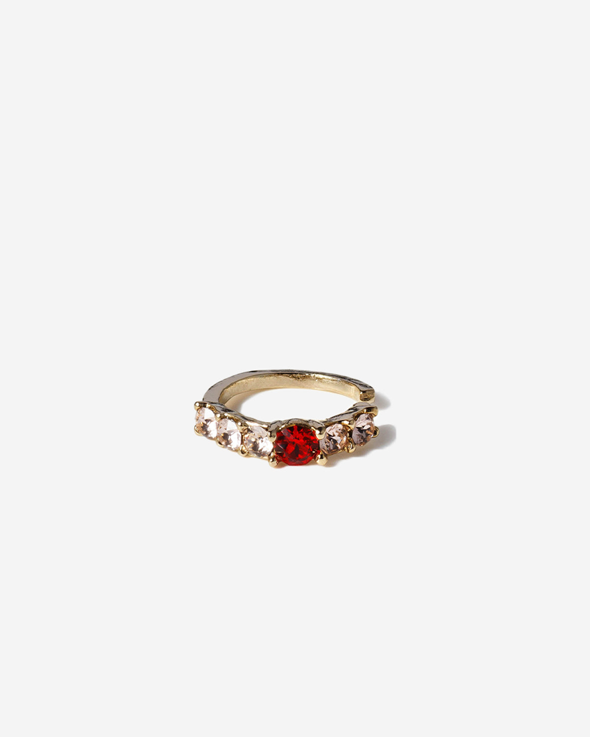 Jewel Ear Cuff (Red)