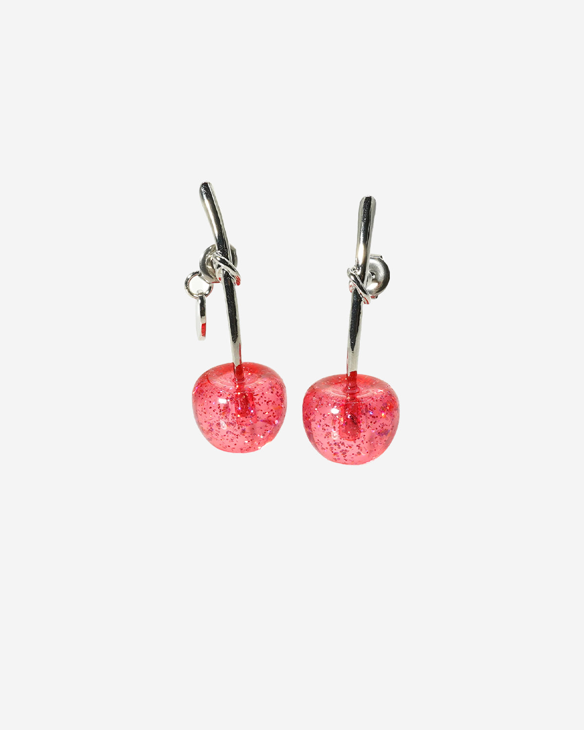 Kids Cherry Earrings (Pink Aurora)